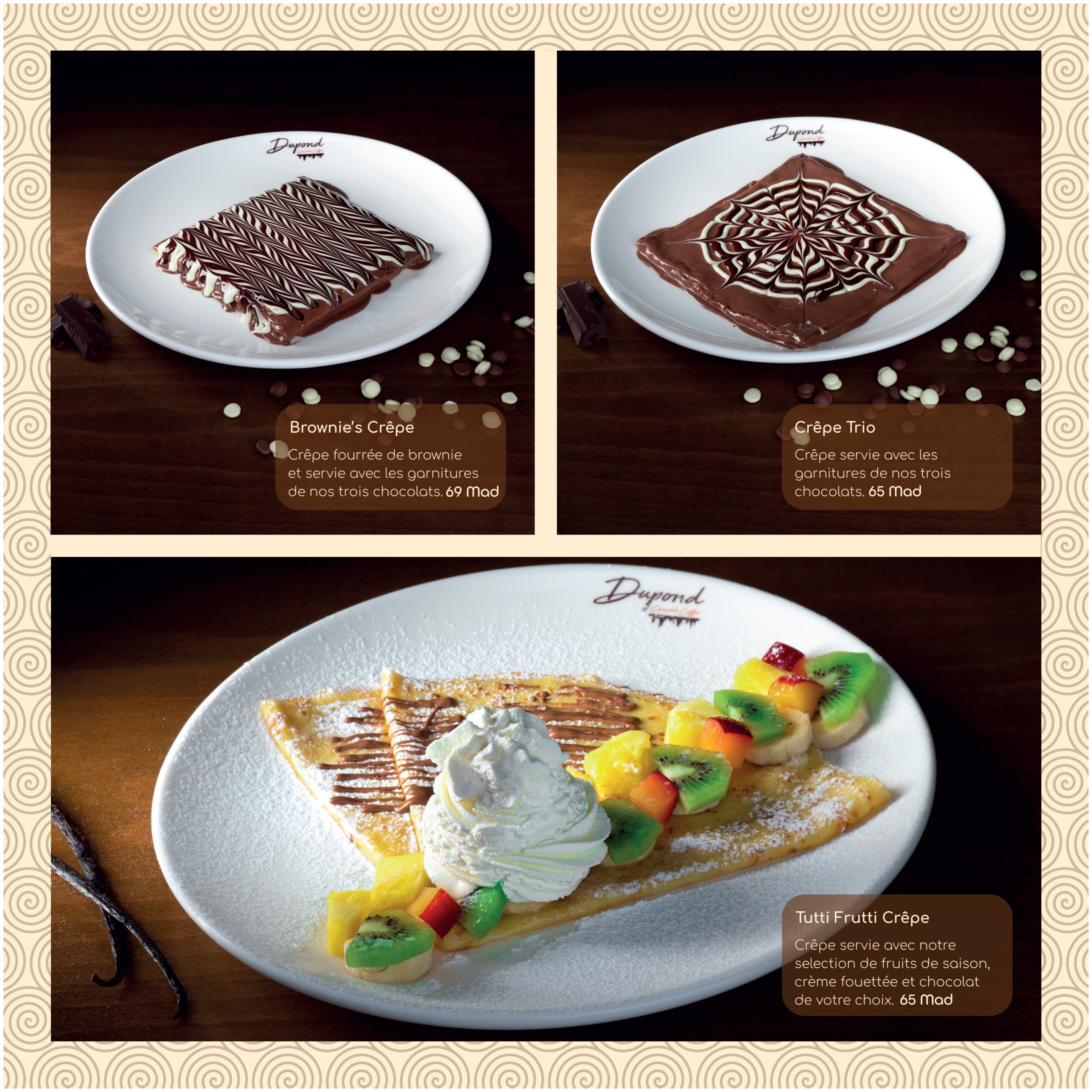 Menu Dupond Café — page 22